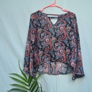 Boho Long sleeve top